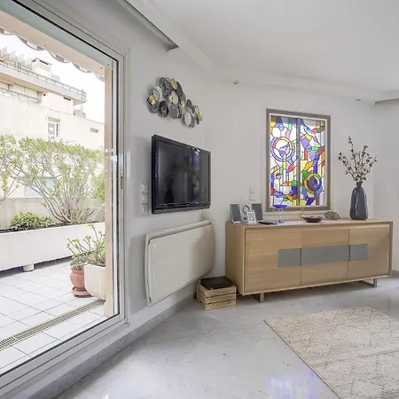 Le Cap St-charles - Spacieux Dernier Etage - Terrasses - Climatisation - Parking 胡安莱潘