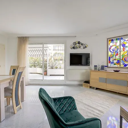 Le Cap St-charles - Spacieux Dernier Etage - Terrasses - Climatisation - Parking 胡安莱潘